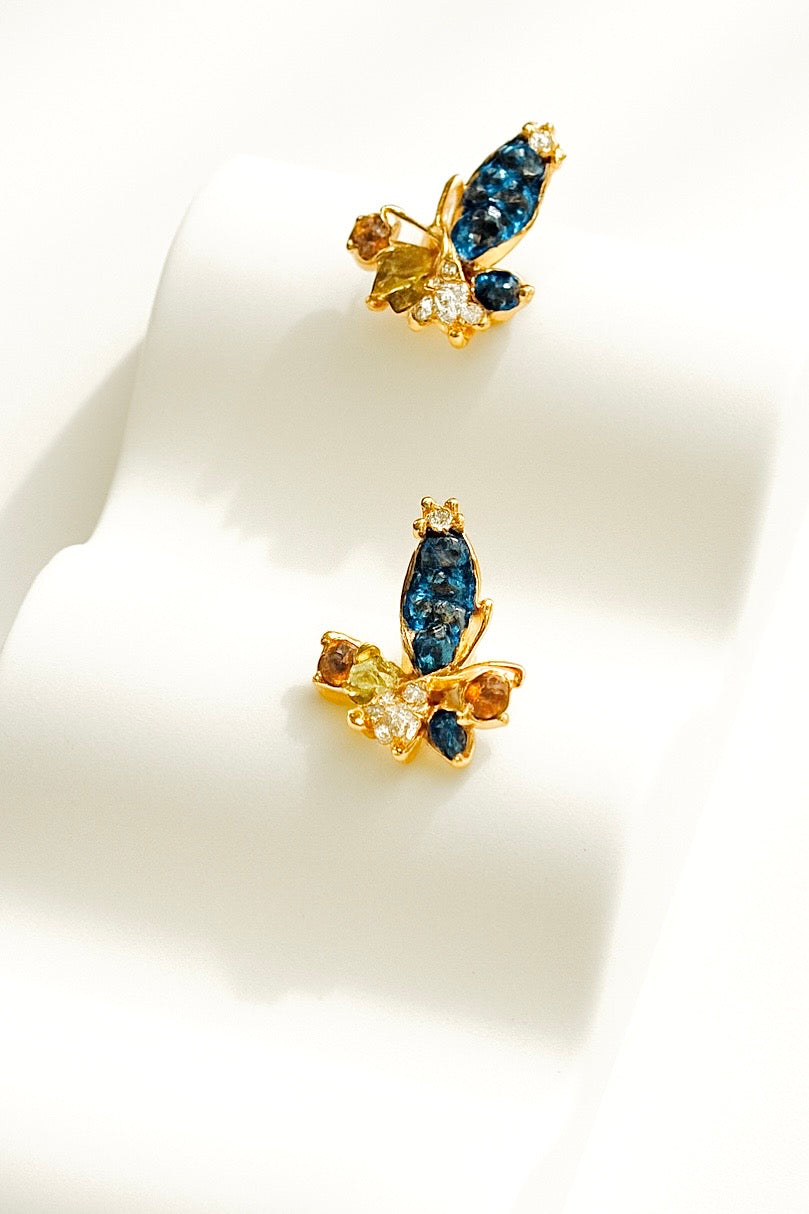Vivid Butterfly Earrings