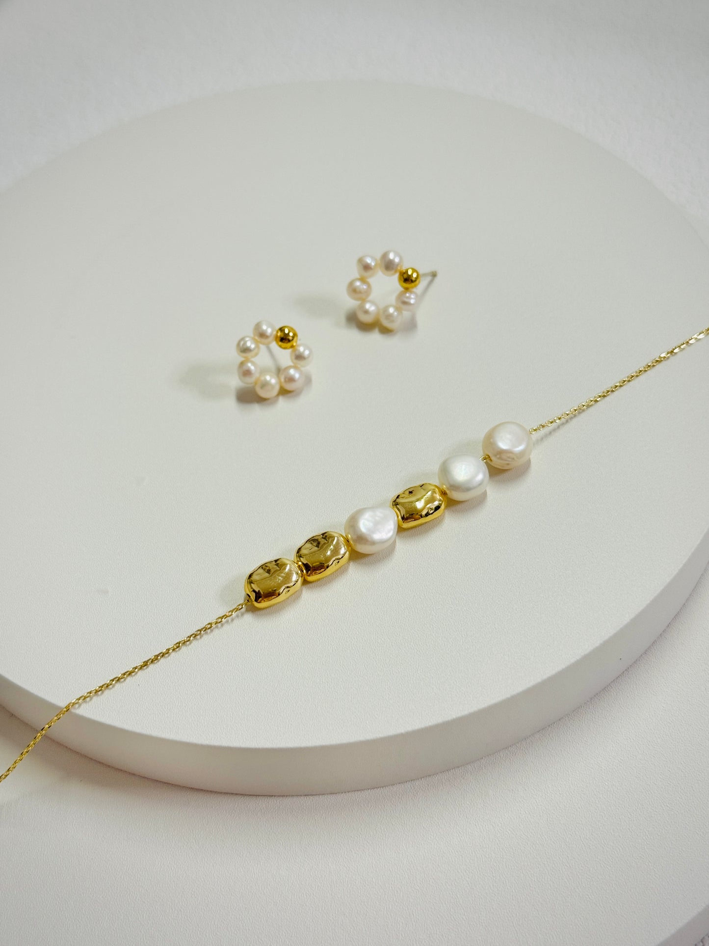 Eternal Bloom Pearl Studs