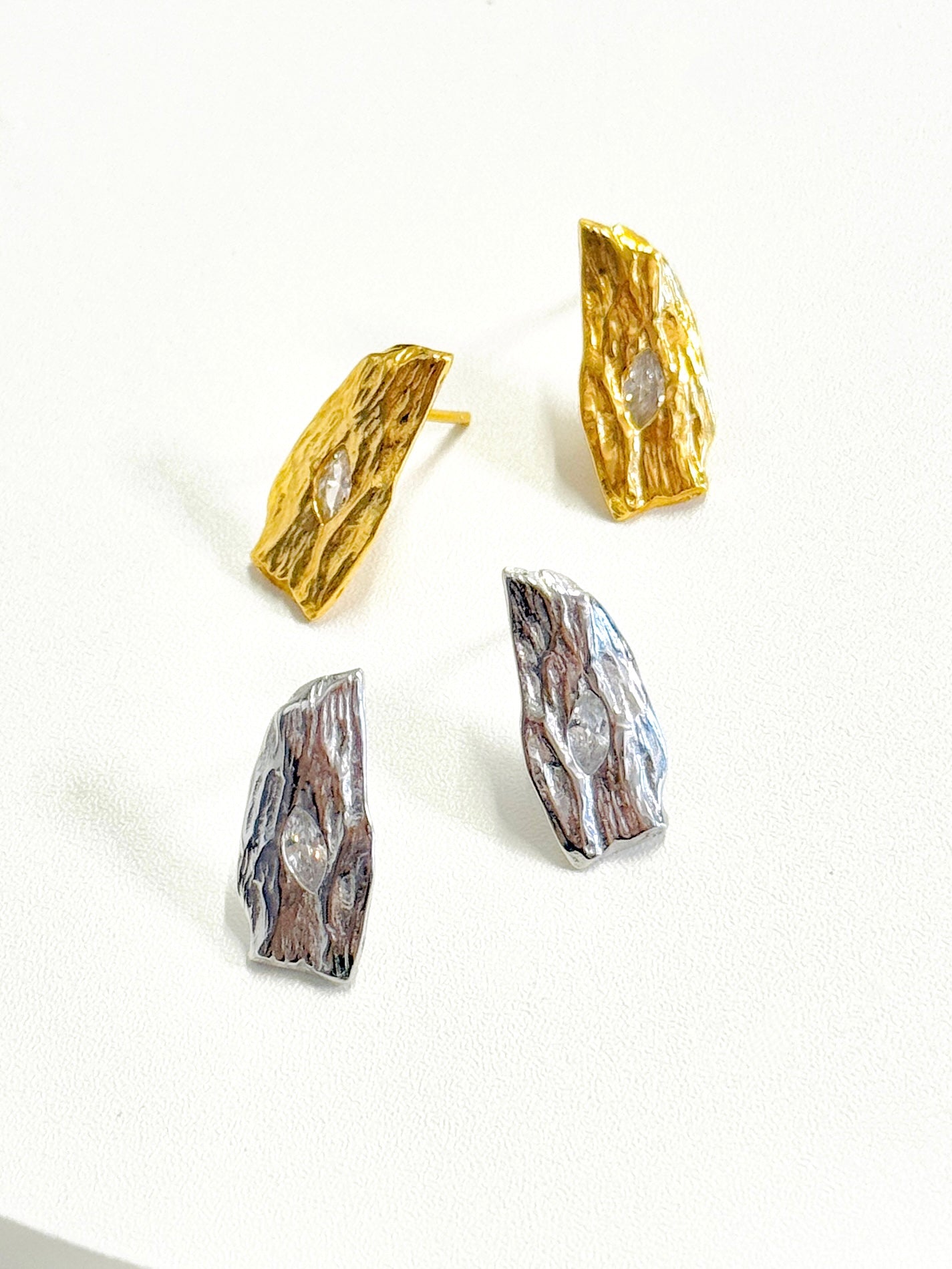 Golden Bark Studs