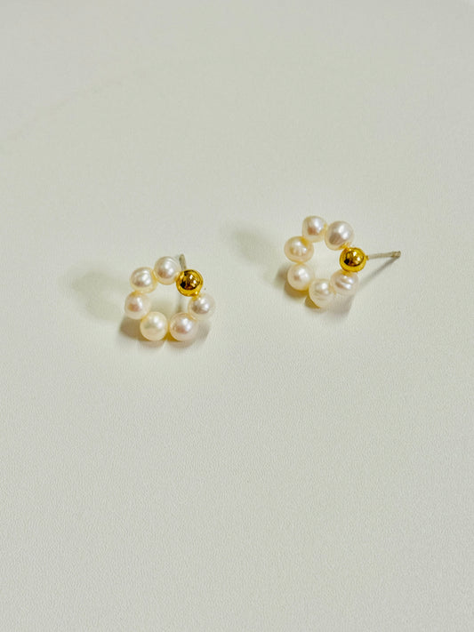 Eternal Bloom Pearl Studs
