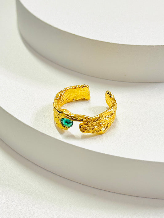 Emerald Tide Ring