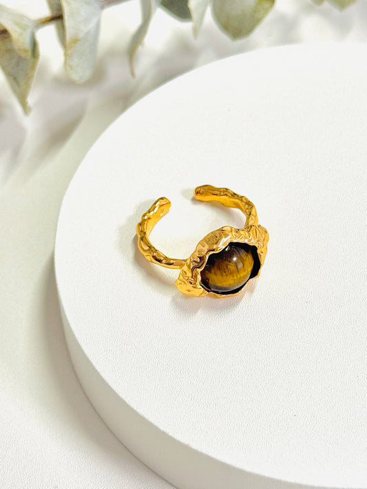 Molten Tiger Eye Ring