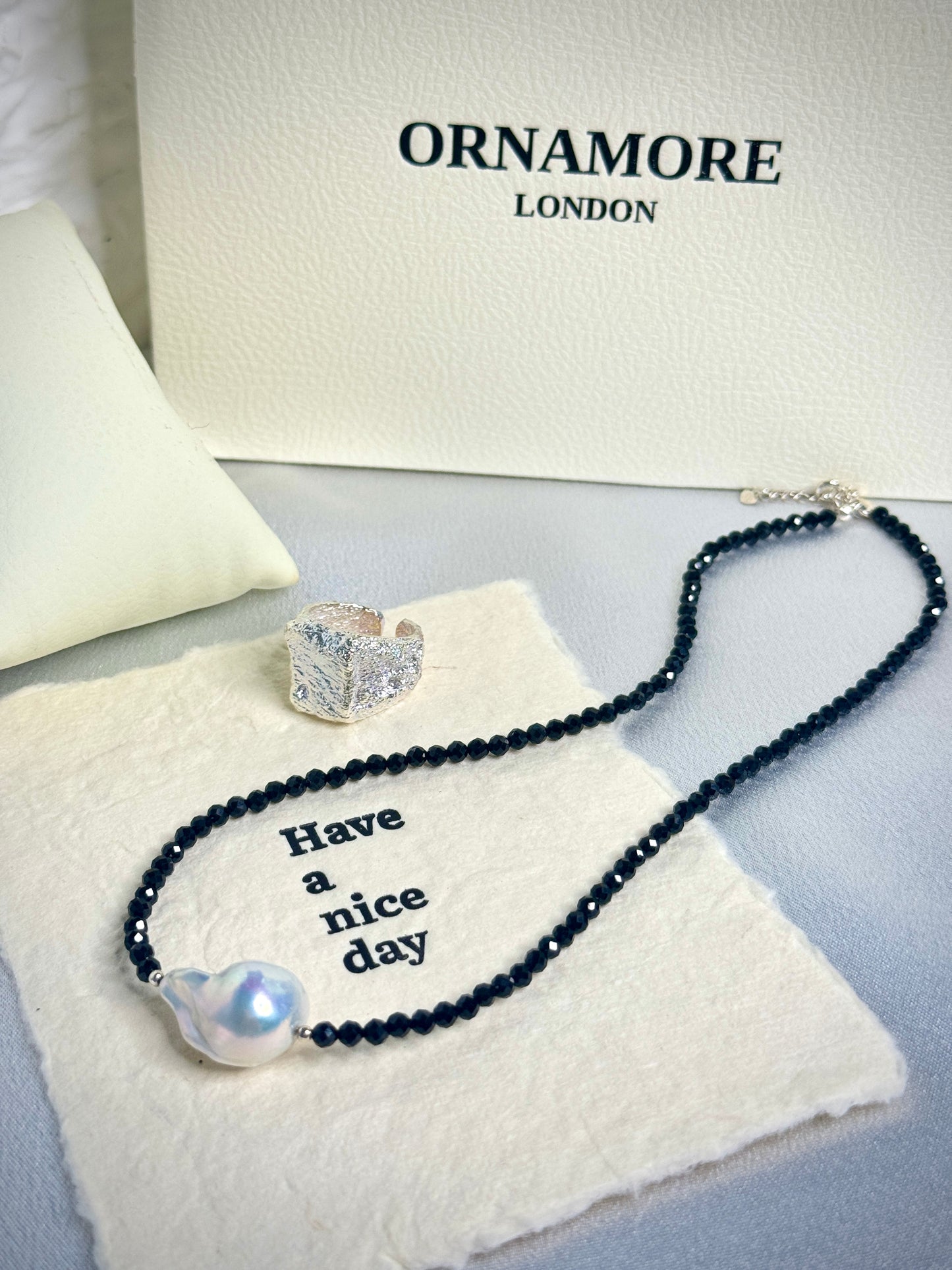 Midnight Pearl necklace