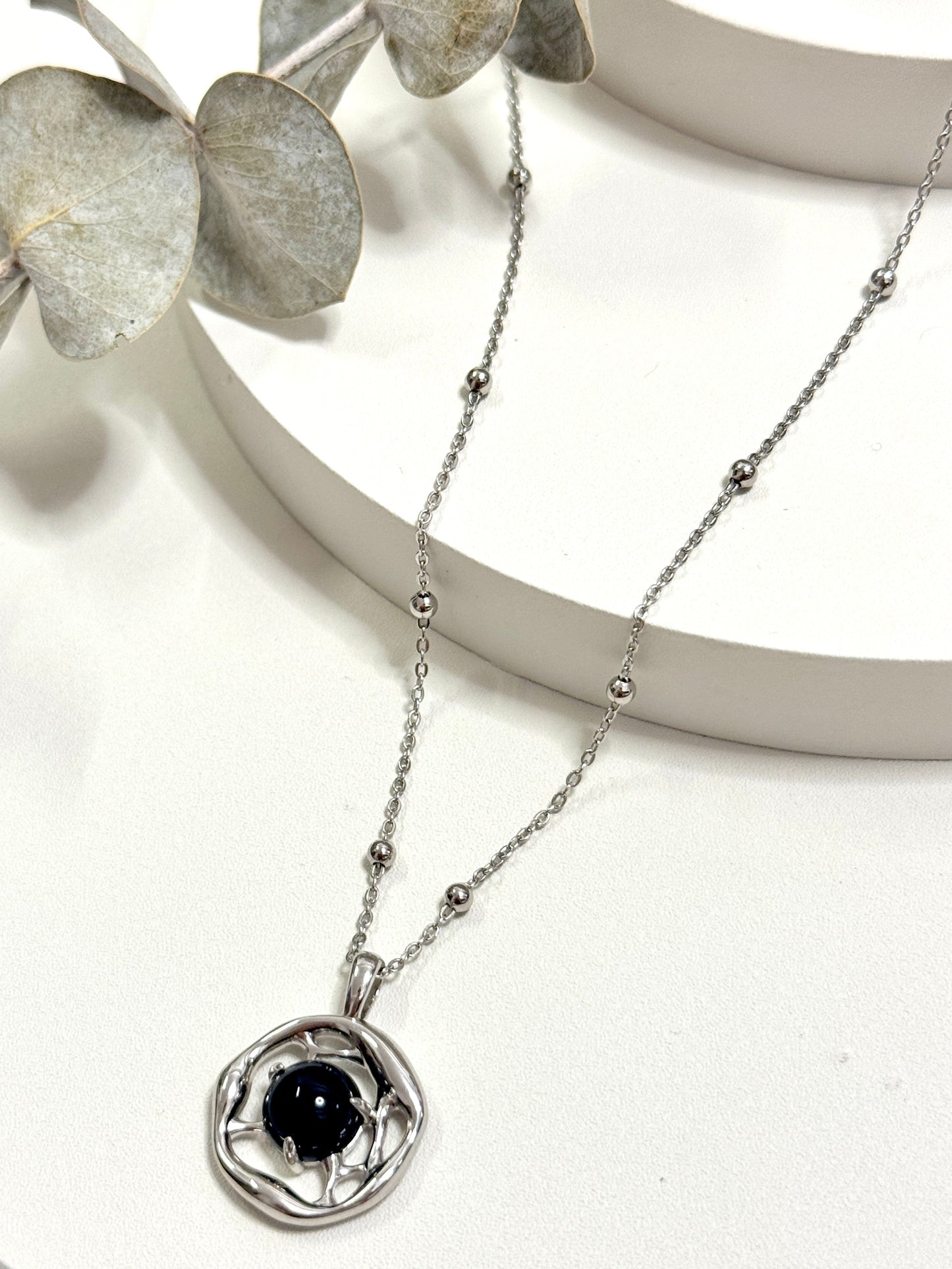 Modern Obsidian Pendant
