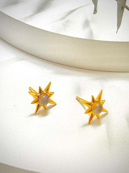 Moonlit Starburst Studs