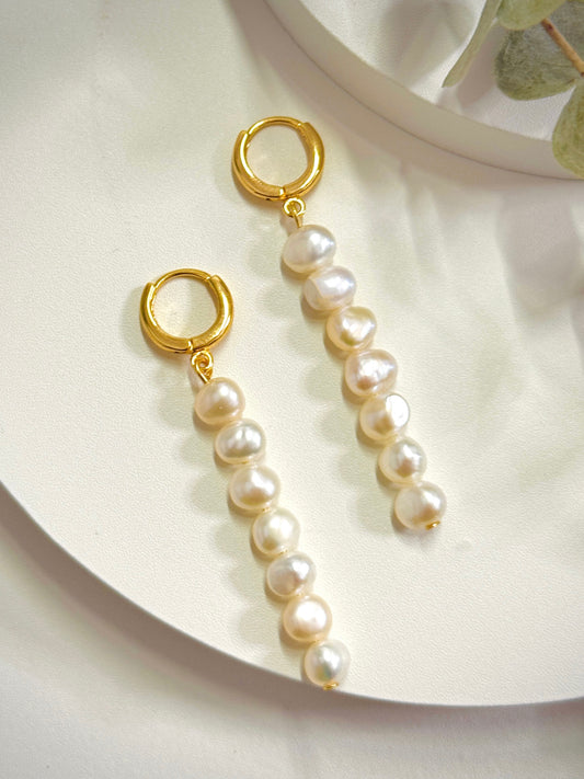 Cascade Pearl Drop Earrings