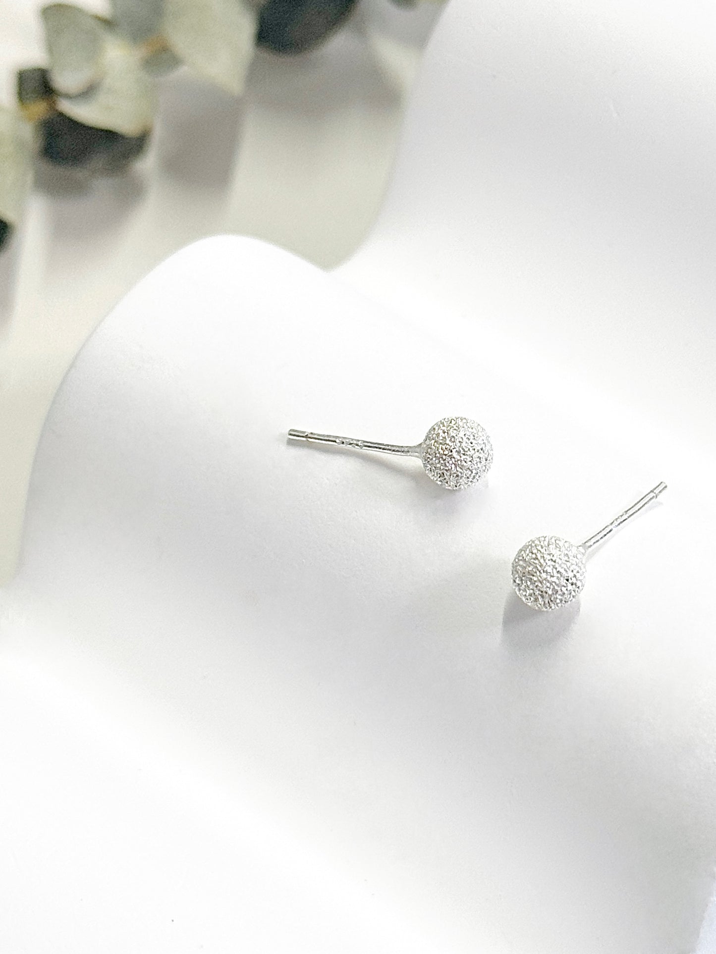 Clouded Silver Studs