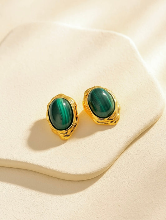Molten Peacock Studs